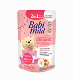 Babi Mild - Natural 2In1 White Sakura Fabric Wash Refil - 570ml