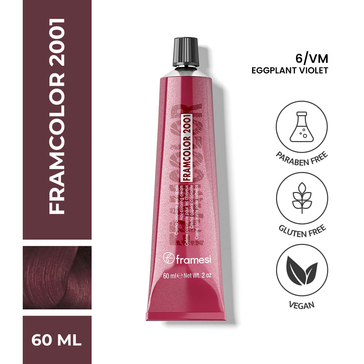 Framesi - FramColor 2001 - 6/VM Eggplant Violet