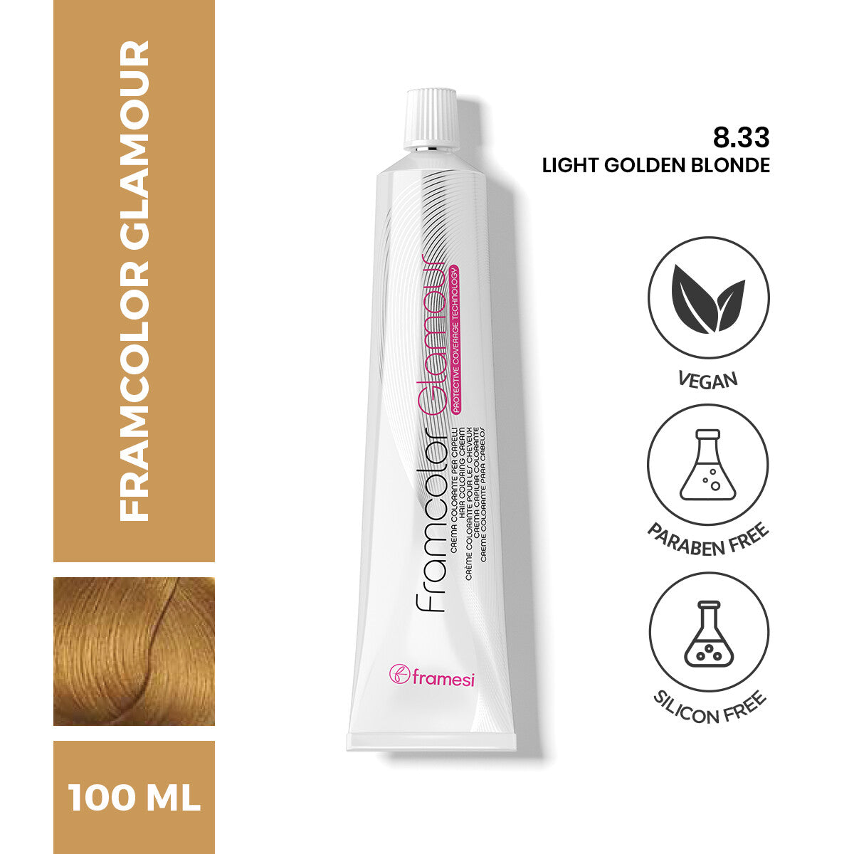 Framesi - FramColor Glamour - 8.33 Light Golden Blonde