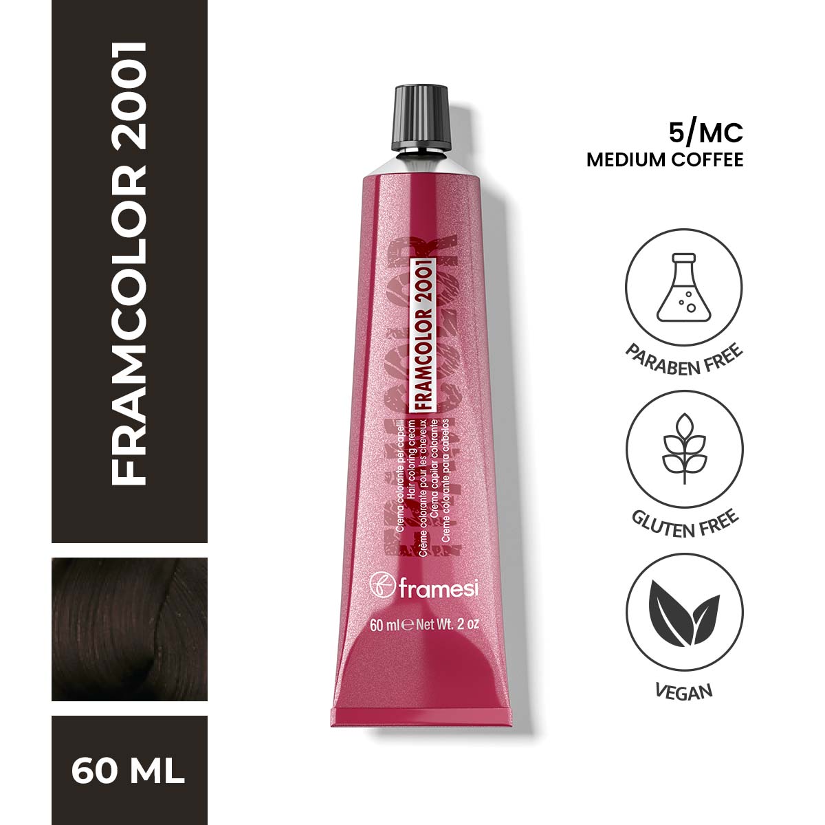 Framesi - FramColor 2001 - 5/MC Medium Coffee