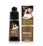 Chris's - 2 in 1 Hair Color Shampoo Gel For Men & Women - Dark Brown - 200ml