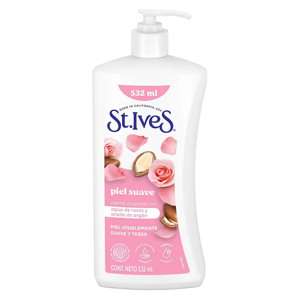 St.Ives - Soft Skin Rose Water & Argan Oil Body Lotion - 532ml
