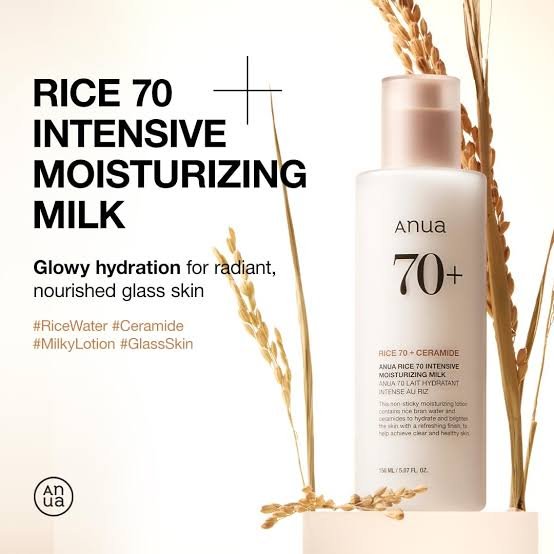 Anua - Rice 70 Intensive Moisturizing Milk - 150ml