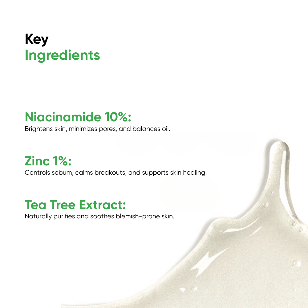 Oneskin - Joyful Radiance - Niacinamide 10%, Zinc 1%, Tea Tree Extract - 30ml