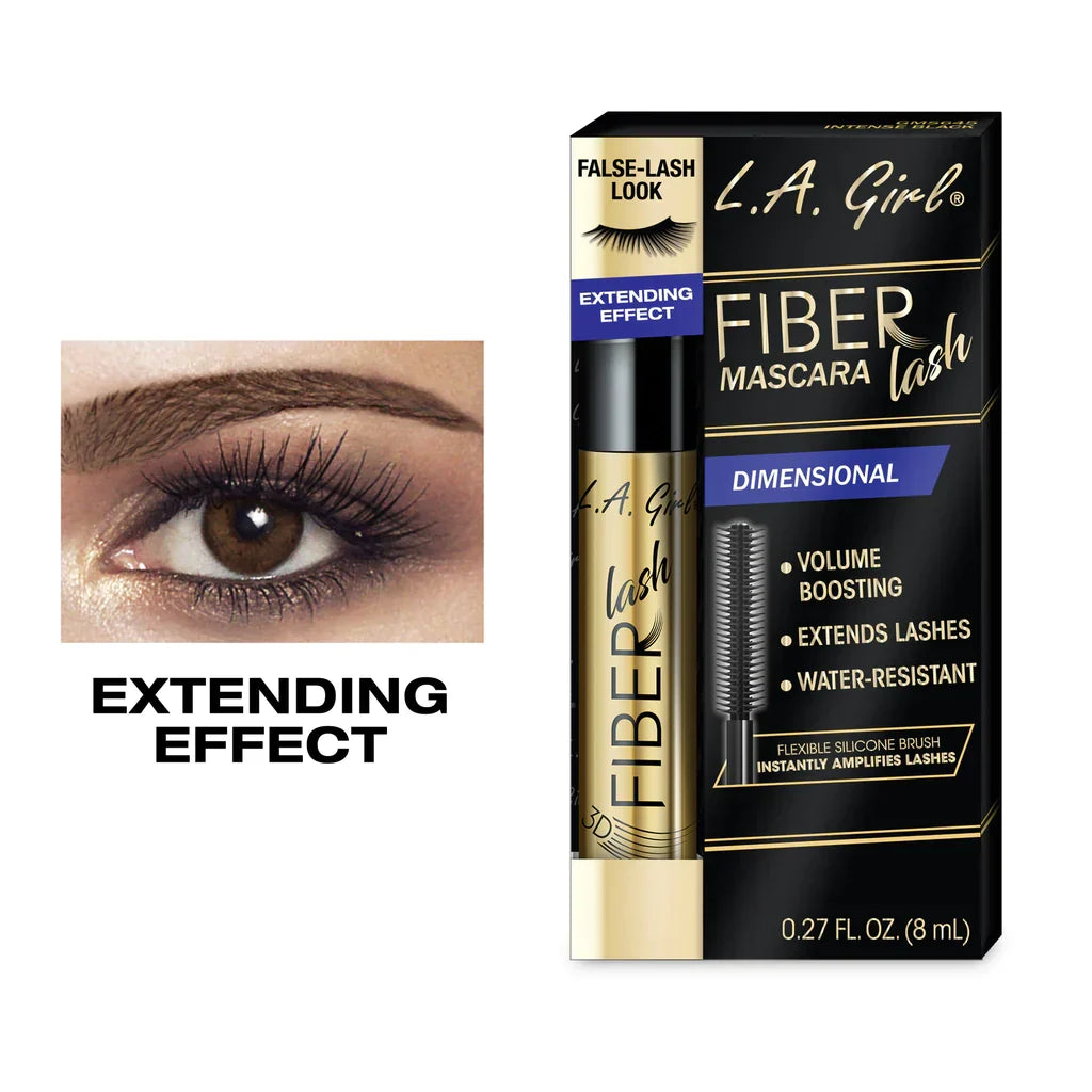 LA Girl - Fiber Lash Mascara Intense Black - Intense