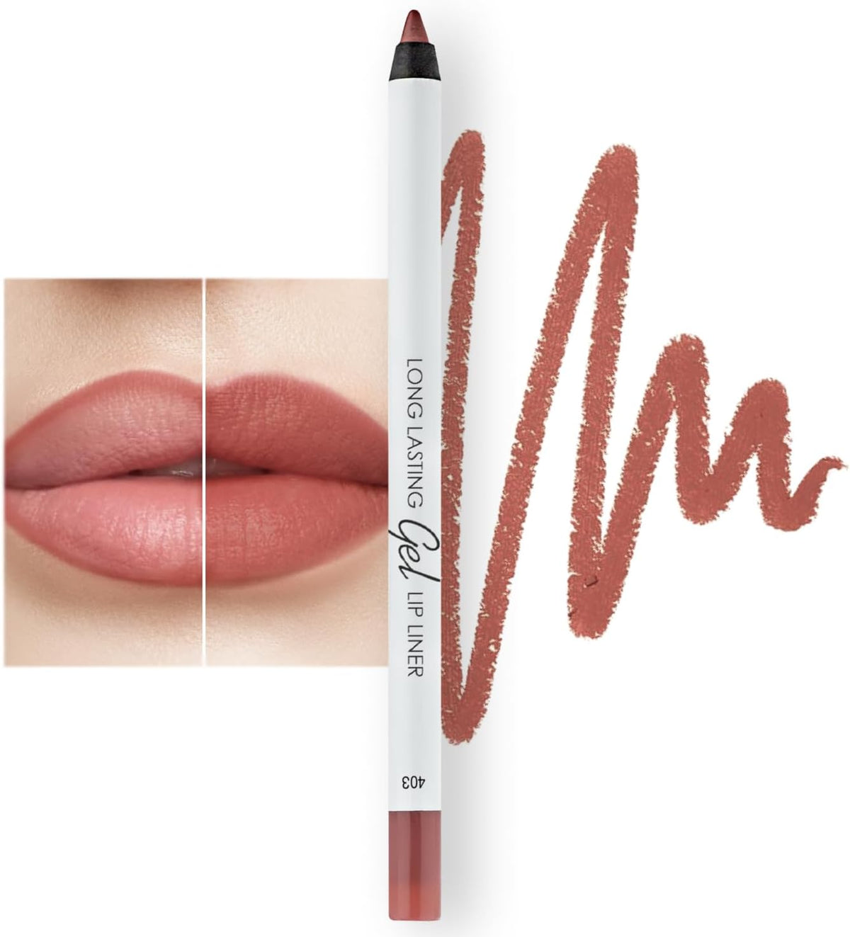 Lamel - Long lasting Gel Lip Liner - 403 BurntOcher