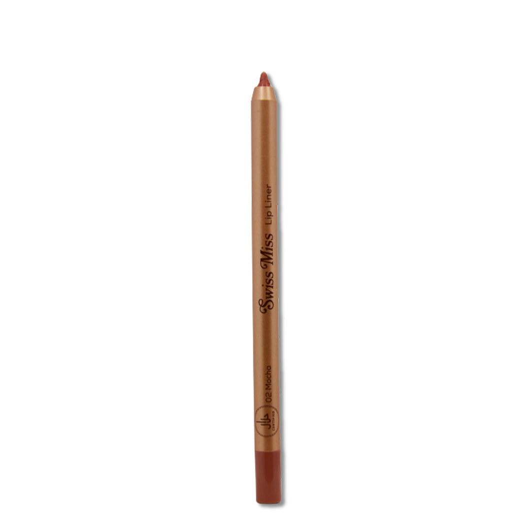 Swiss Miss Lip Liner Mocha shade swatch