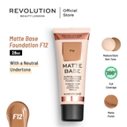 Revolution - Matte Base Foundation F12 28ml