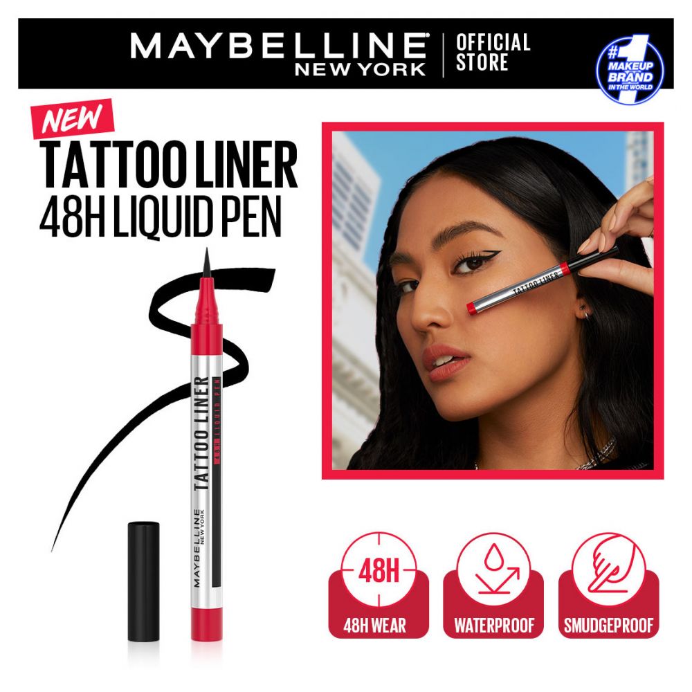 Maybelline - Tattoo Liner 48H Liquid Pen – Makeup City Pakistan