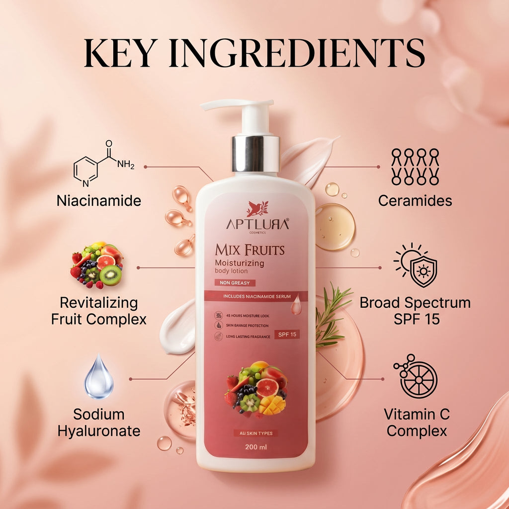 Aptlura Mix Fruits Body Lotion 200ml