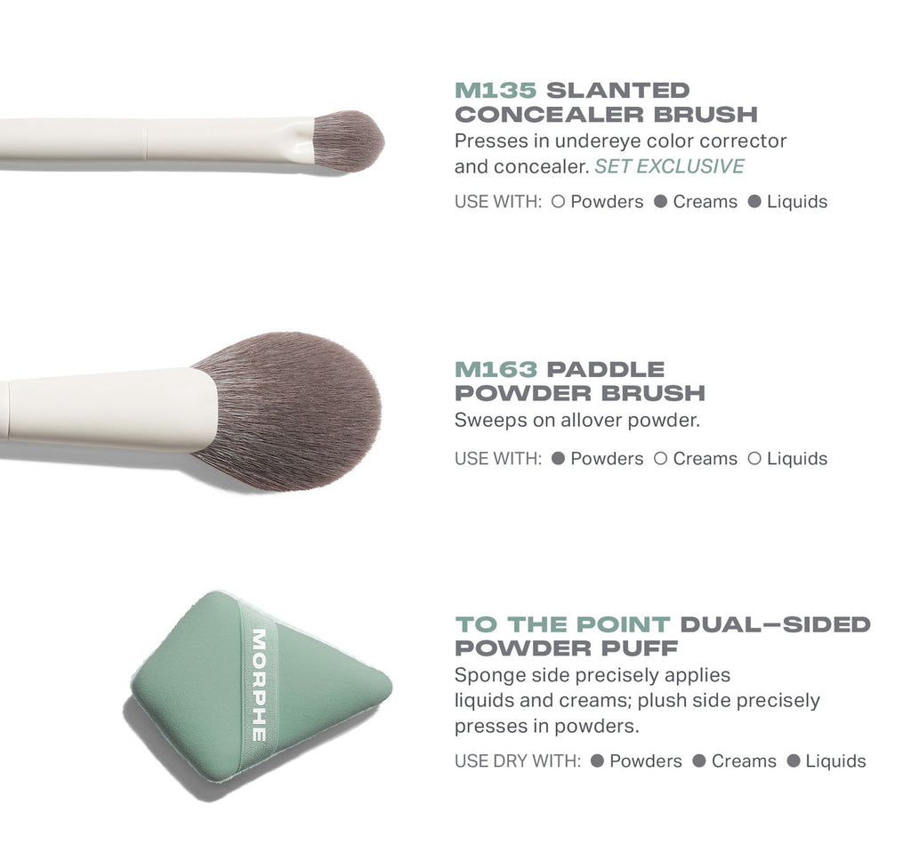 Morphe Conceal & Set Tool Trio Set