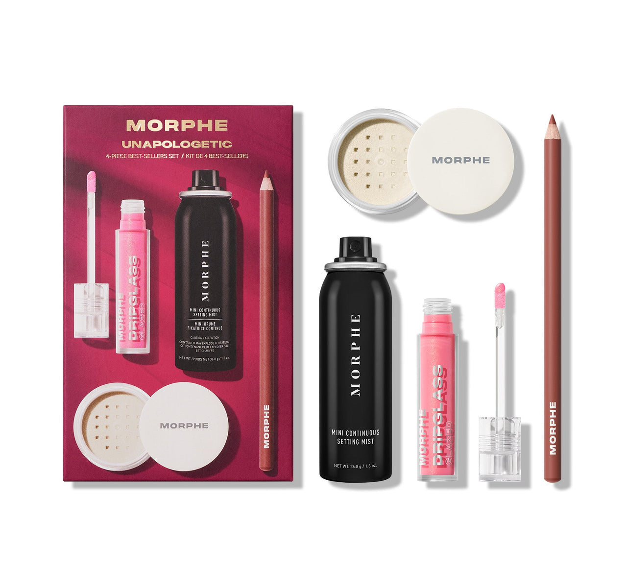 Morphe - Unapologetic 4-Piece Best Seller's Set