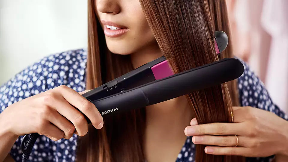 Philips - BHS375/03 StraightCare Essential ThermoProtect Straightener