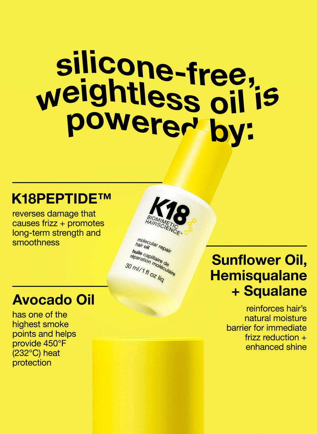 K18 - Molecular Repair Hair Oil 30Ml
