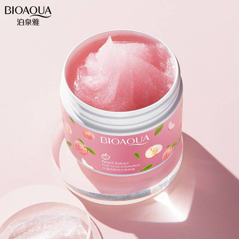 Bioaqua - Peach Extract Fruit Acid Exfoliating Face Gel Cream 140G