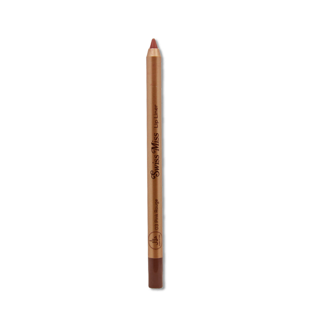 Swiss Miss Lip Liner Pink Rouge shade swatch