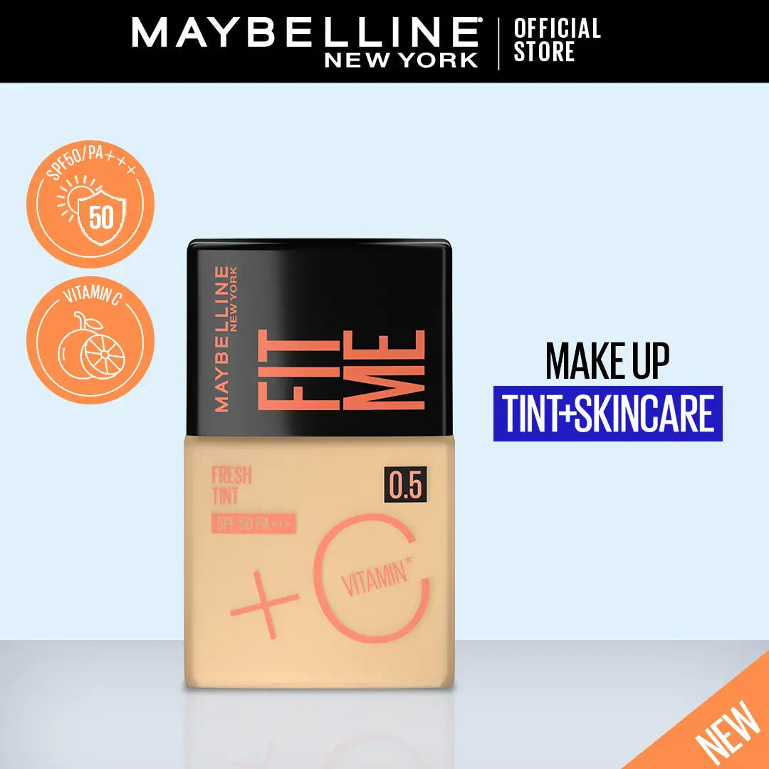 Maybelline - Maybelline - Fit Me Fresh Tint Spf 50 + Vitamin C Foundation - 0.5