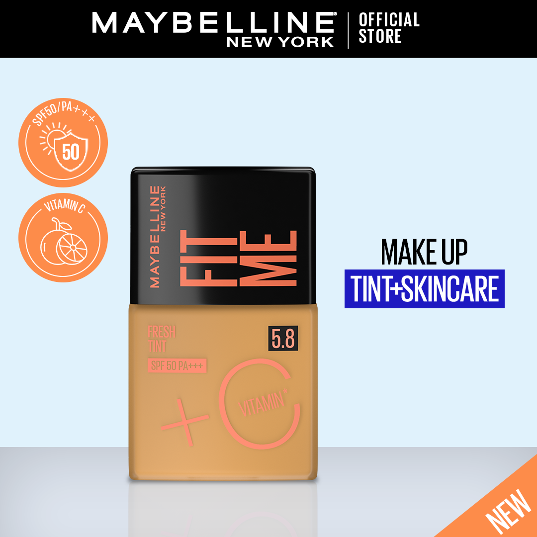Maybelline - Maybelline - Fit Me Fresh Tint Spf 50 + Vitamin C Foundation - 5.8