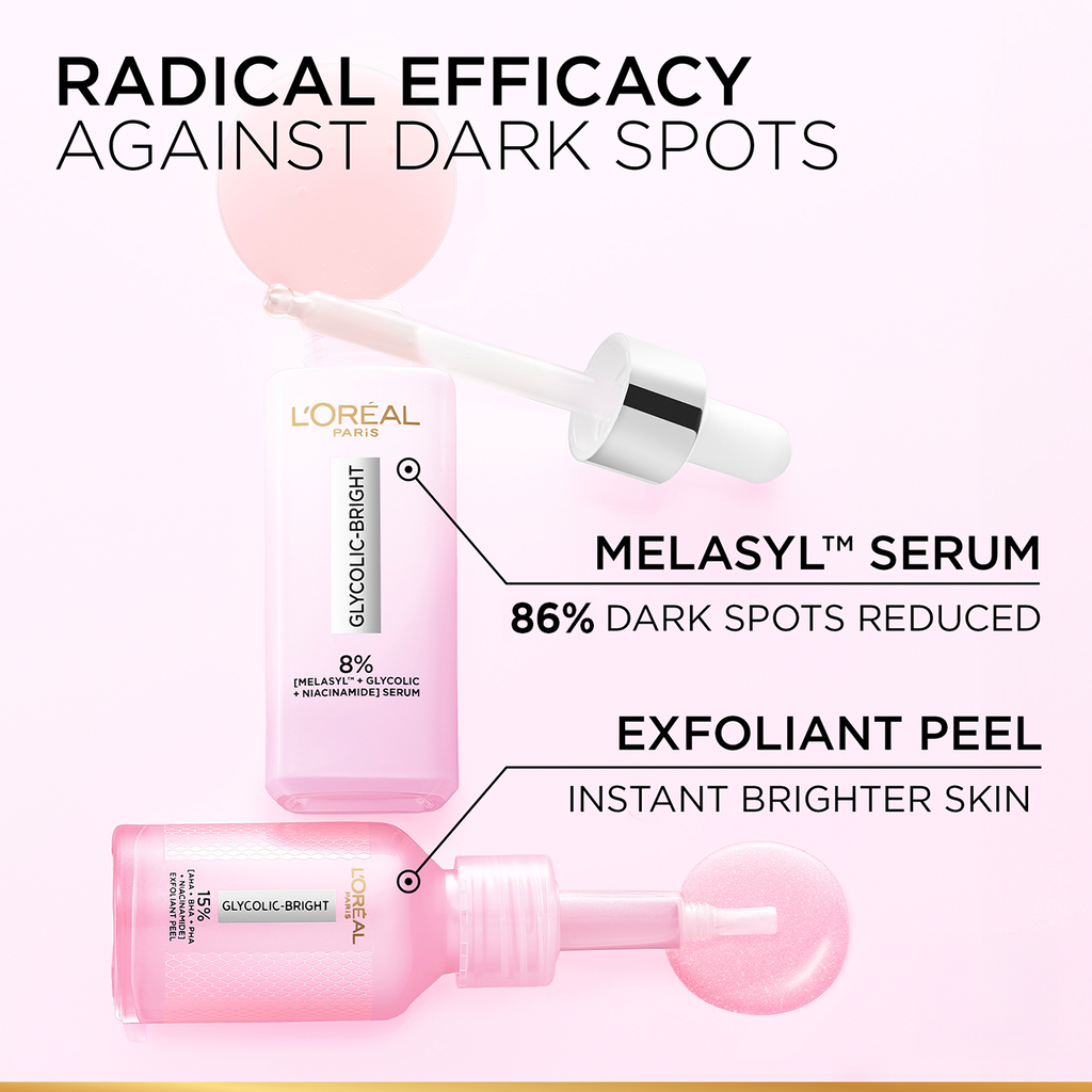 L'Oréal Paris - Glycolic-Bright Anti-Dark Spot Exfoliant Peel - 25ml