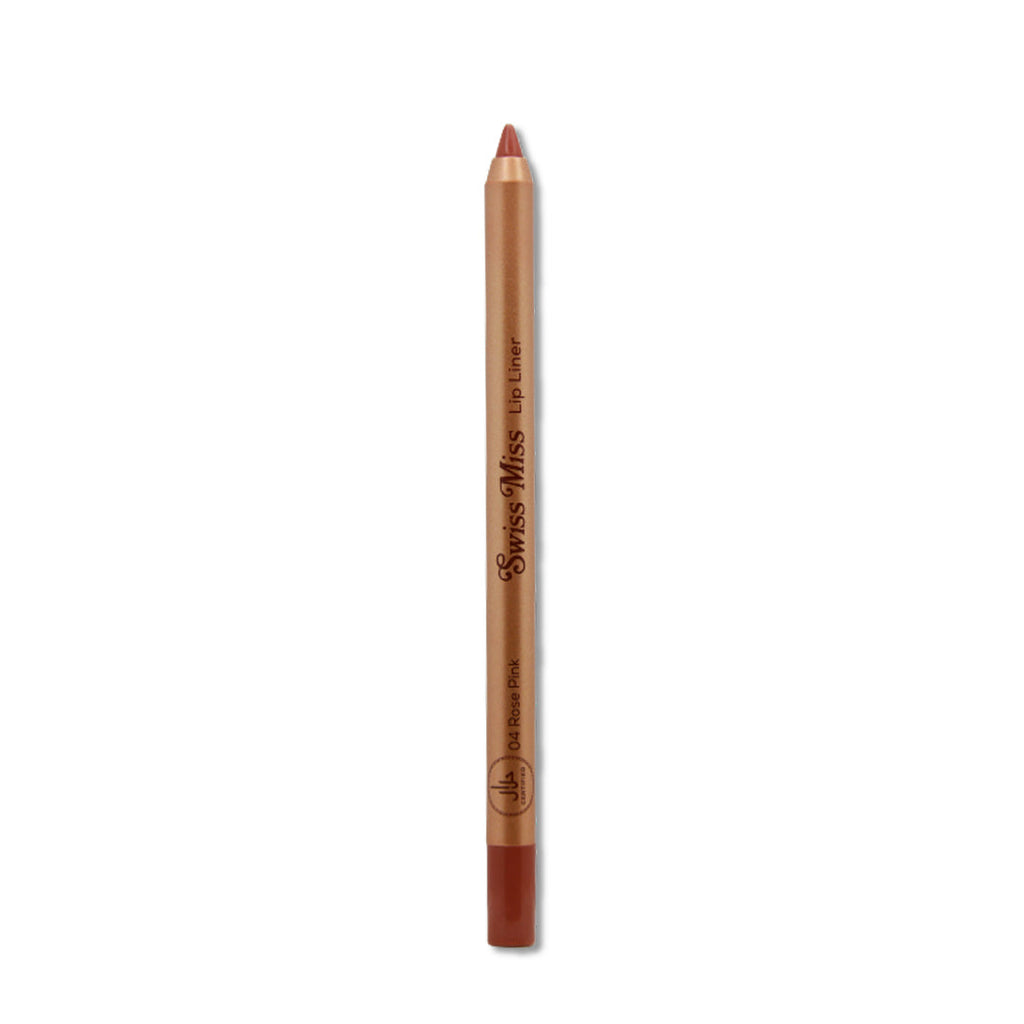 Swiss Miss Lip Liner Rose Pink shade swatch