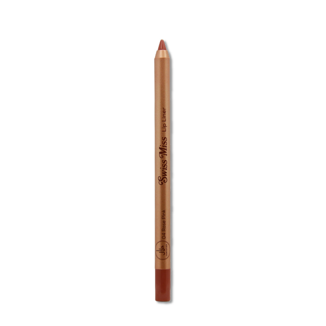 Swiss Miss Lip Liner Rose Pink shade swatch