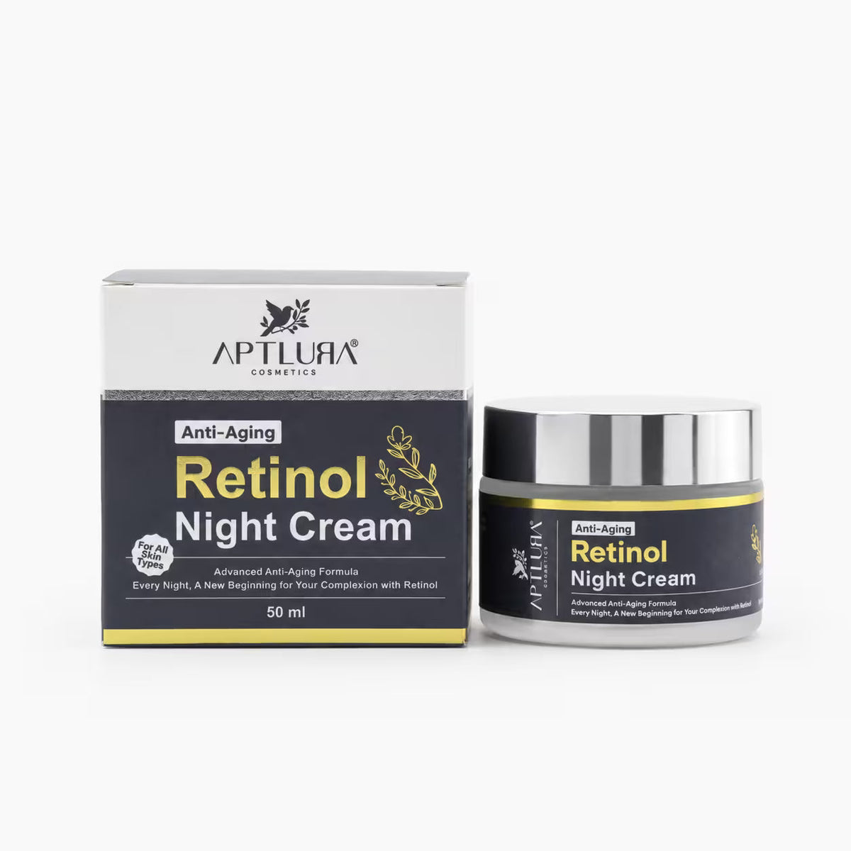 Aptlura Retinol Night Cream – Anti-Aging Formula for Smooth 50ml