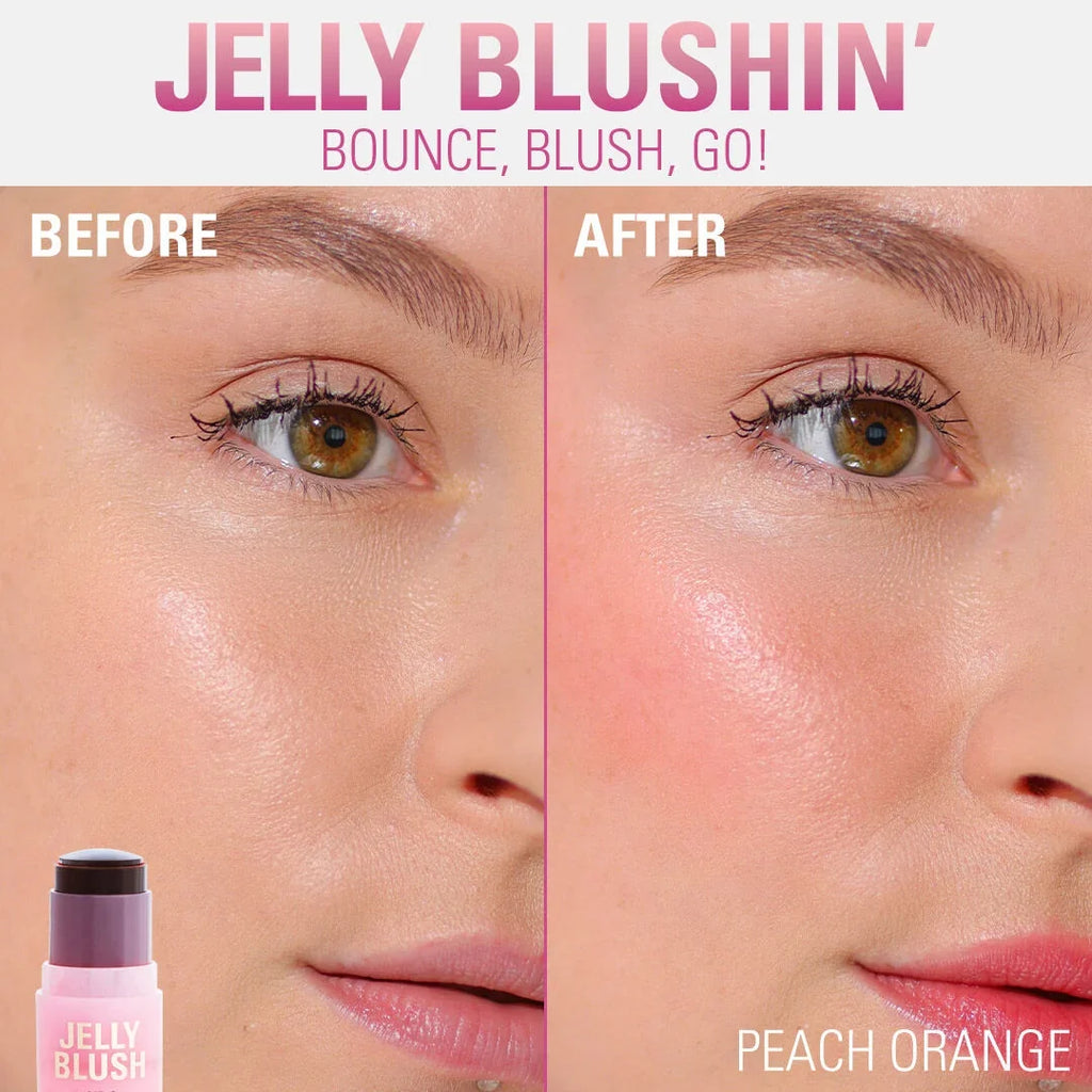 Revolution - Jelly Blush Stick Lip And Cheek Stain Peach Orange