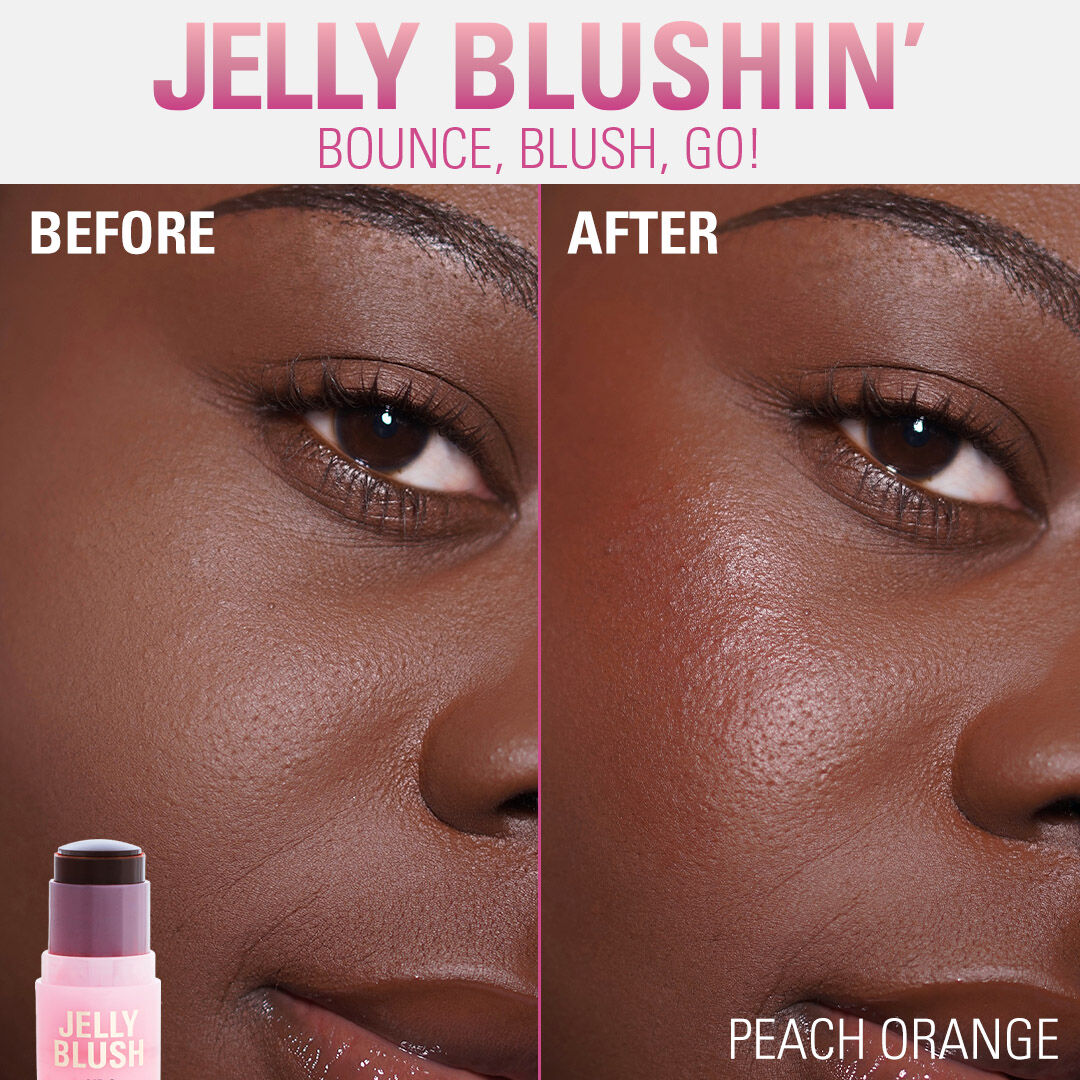 Revolution - Jelly Blush Stick Lip And Cheek Stain Peach Orange