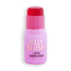 Revolution - Jelly Blush Stick Lip And Cheek Stain Strawberry Pink