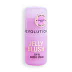 Revolution - Jelly Blush Stick Lip And Cheek Stain Strawberry Pink