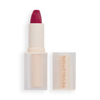 Revolution - Lip Allure Soft Satin Lipstick Material Girl Wine