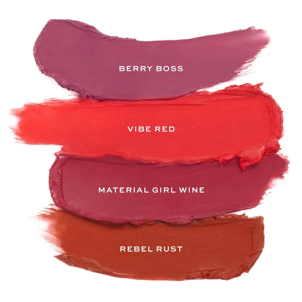 Revolution - Lip Allure Soft Satin Lipstick Material Girl Wine