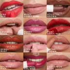 Revolution - Lip Allure Soft Satin Lipstick Material Girl Wine