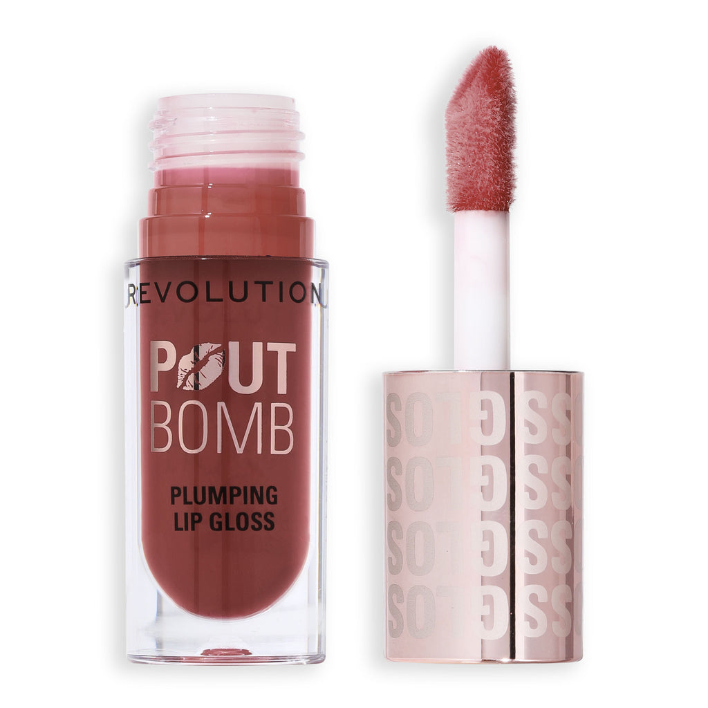 Revolution - Pout Bomb Plumping Gloss Cookie Warm Nude