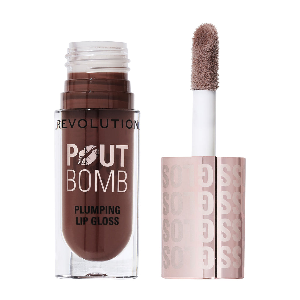 Revolution - Pout Bomb Plumping Gloss Espresso Cool Nude