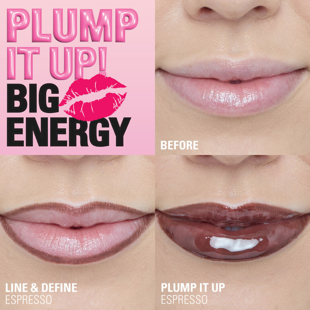 Revolution - Pout Bomb Plumping Lip Liner Espresso Cool Brown