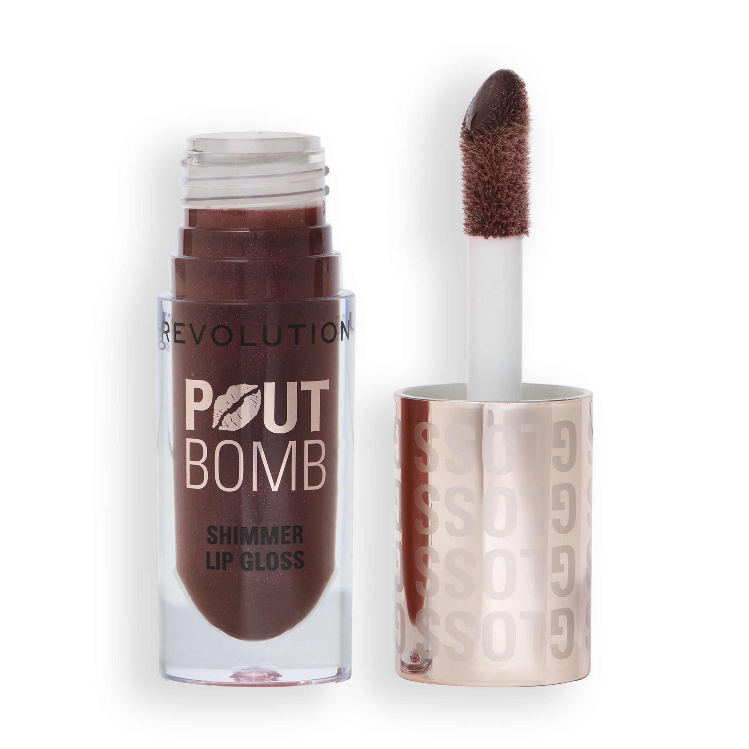 Revolution - Pout Bomb Shimmer Gloss Chocolate Sparkle
