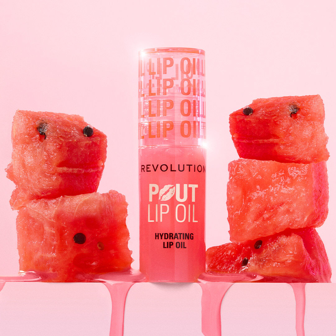 Revolution - Pout Lip Oil Watermelon Pink