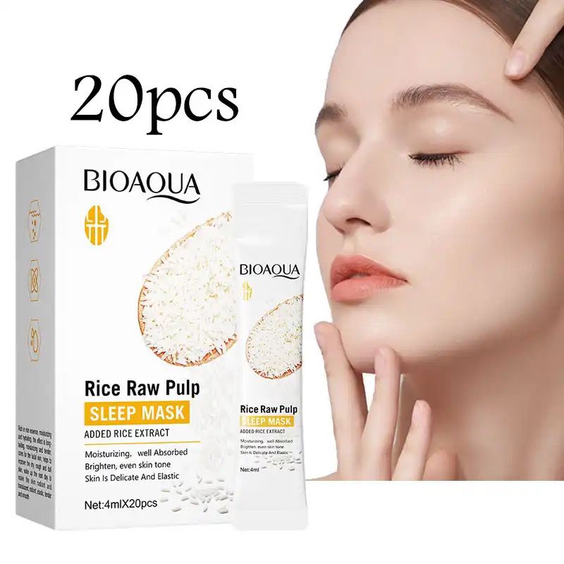 Bioaqua - Rice Raw Pulp Sleep Mask 20pcs