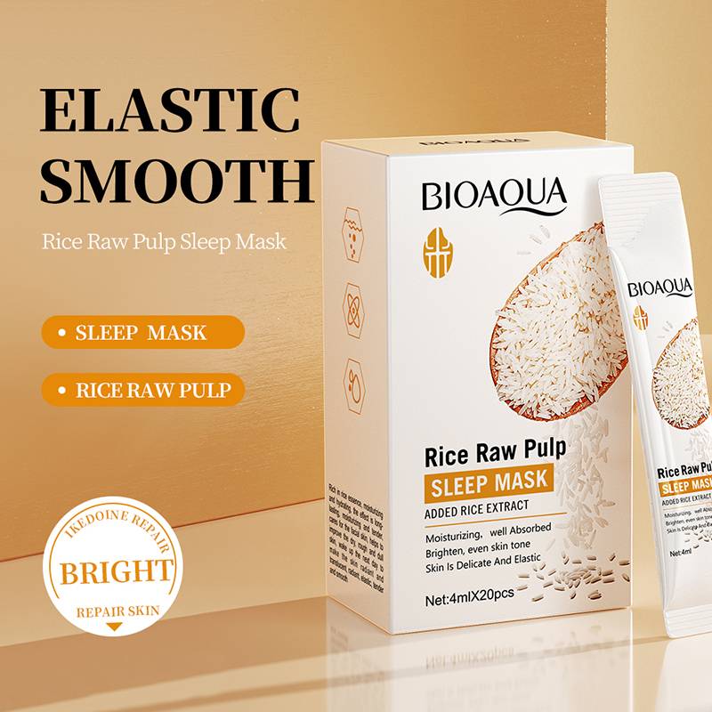 Bioaqua - Rice Raw Pulp Sleep Mask 20pcs