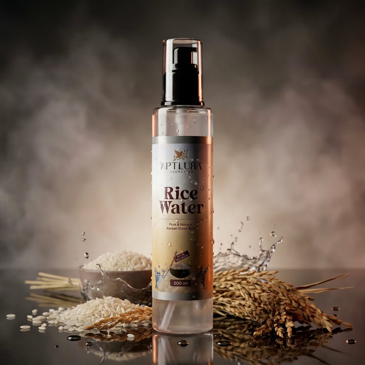 Aptlura Rice Water Hydrating Toner – Korean Glass Skin 200ml