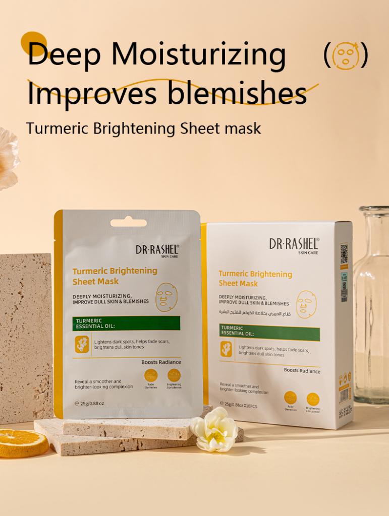 Dr Rashel - Turmeric Brightening Sheet Mask