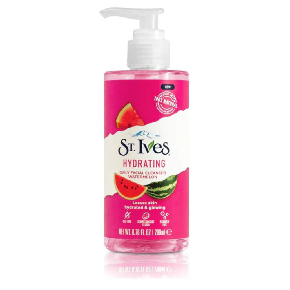 St.Ives - Hydrating Watermelon Facial Cleanser - 6.53 Oz / 200G
