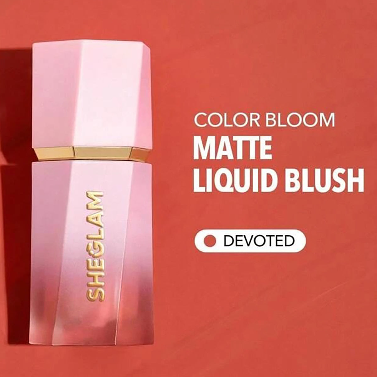 Sheglam - Color Bloom Matte Liquid Blush - Devoted