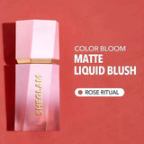 Sheglam - Color Bloom Matte Liquid Blush - Rose Ritual