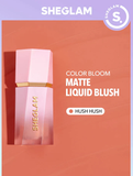 Sheglam - Color Bloom Matte Liquid Blush - Hush Hush
