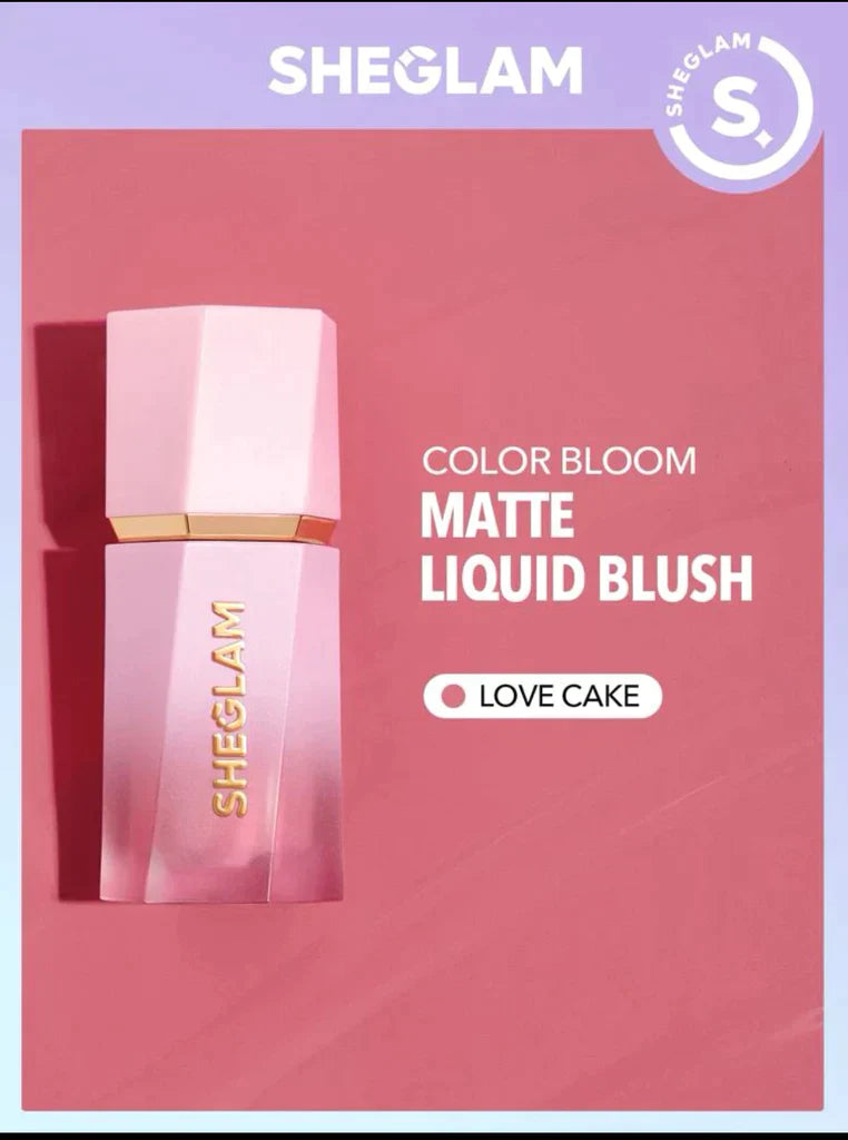 Sheglam - Color Bloom Matte Liquid Blush - Hush Hush