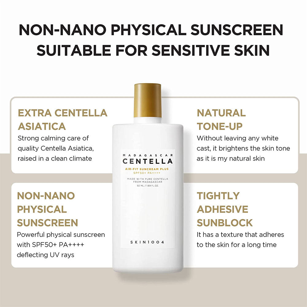 Skin1004 - Airfit+ Suncream SPF50+ PA+++ - 50ml