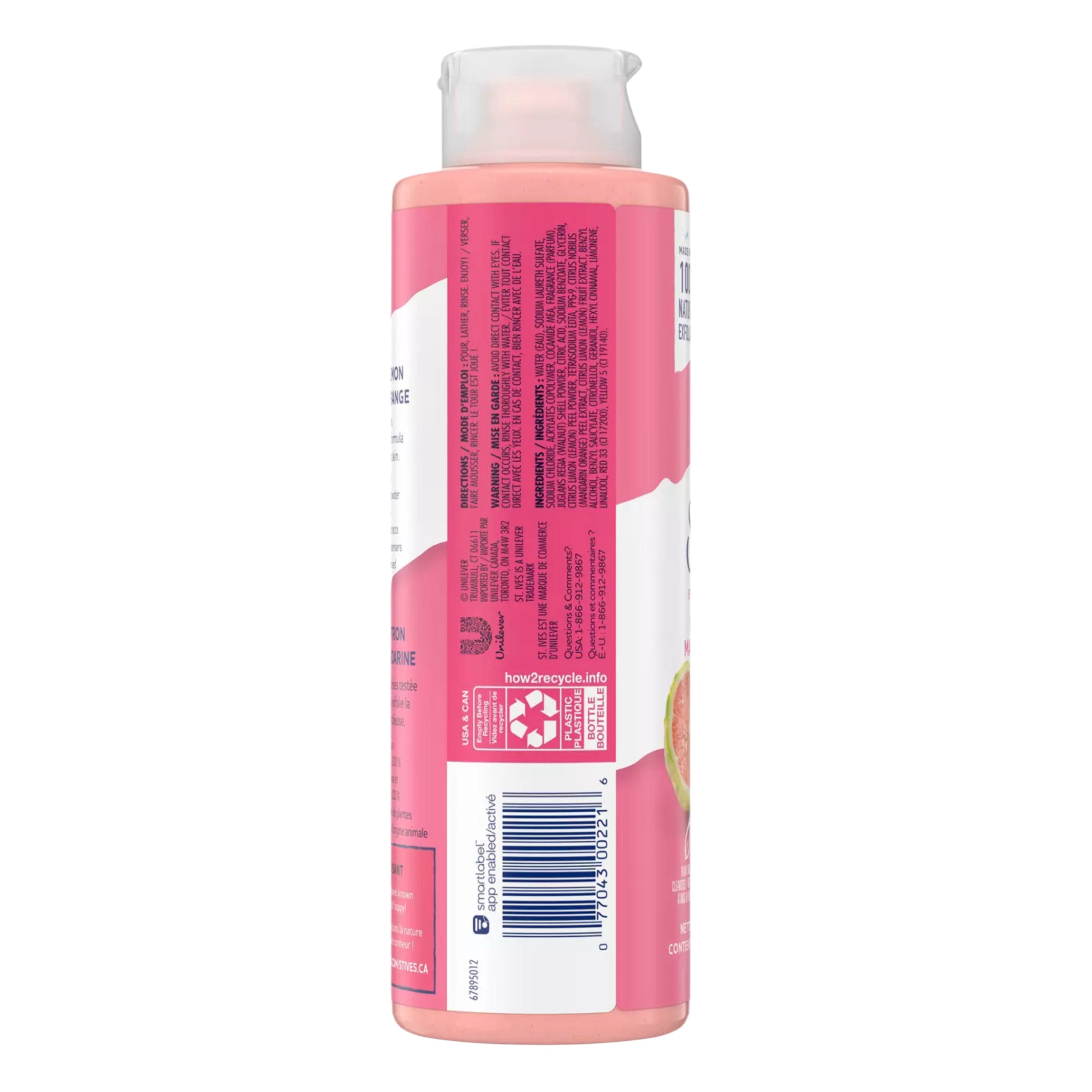 St.Ives - Pink Lemon  + Orange Body Wash - 450ml