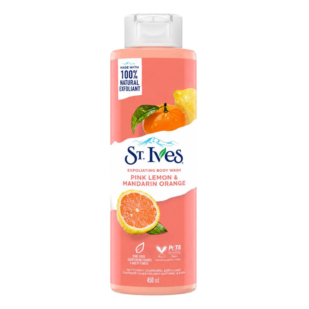 St.Ives - Pink Lemon  + Orange Body Wash - 450ml